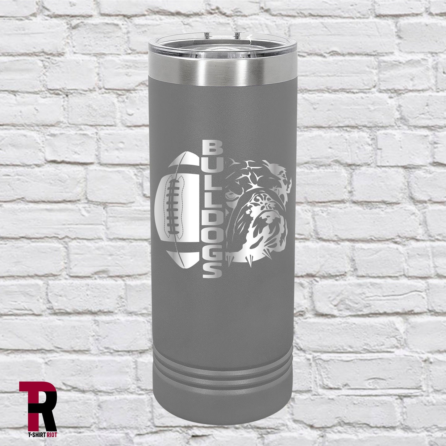 Georgia Bulldogs Laser Engraved 22oz Insulated Skinny Tumbler | UGA - SKU