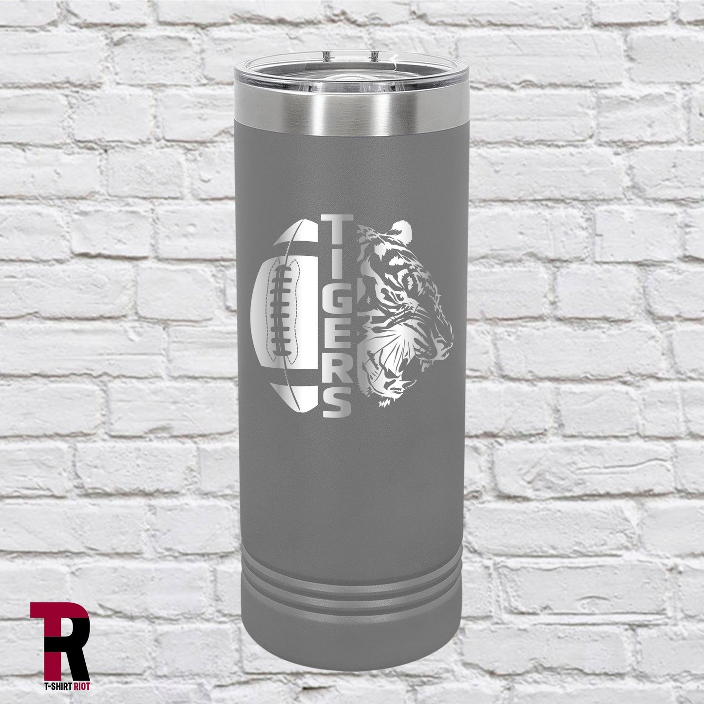 LSU Tigers Laser Engraved 22oz Insulated Skinny Tumbler | Louisiana State - SKU